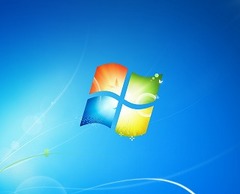 Windows 7 のデスクトップ